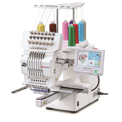 Happy HCH-701P 7-Nadel Stickmaschine, kleines Stickfeld